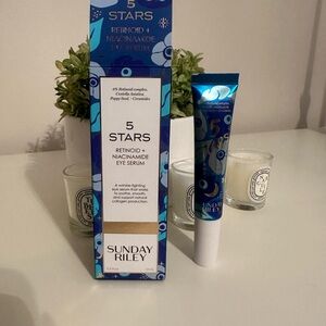 Sunday Riley 5 Stars Retinoid Eye Serum in Blue and White